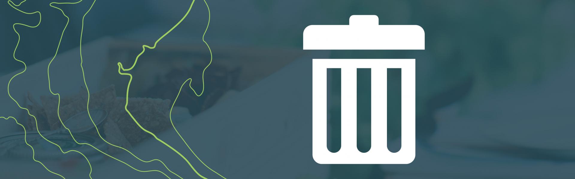 Waste basket icon