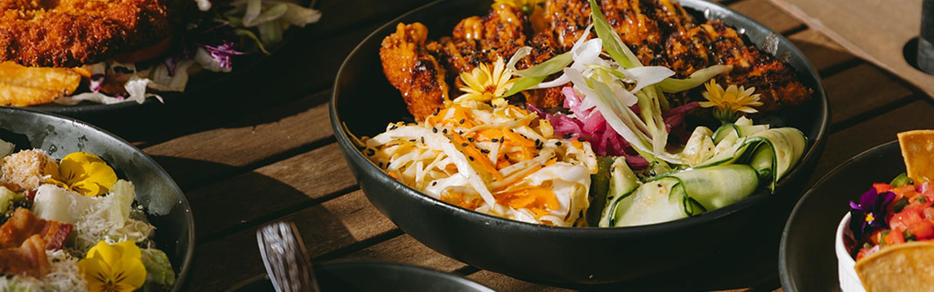 Butter Chicken and food from Wells Pub